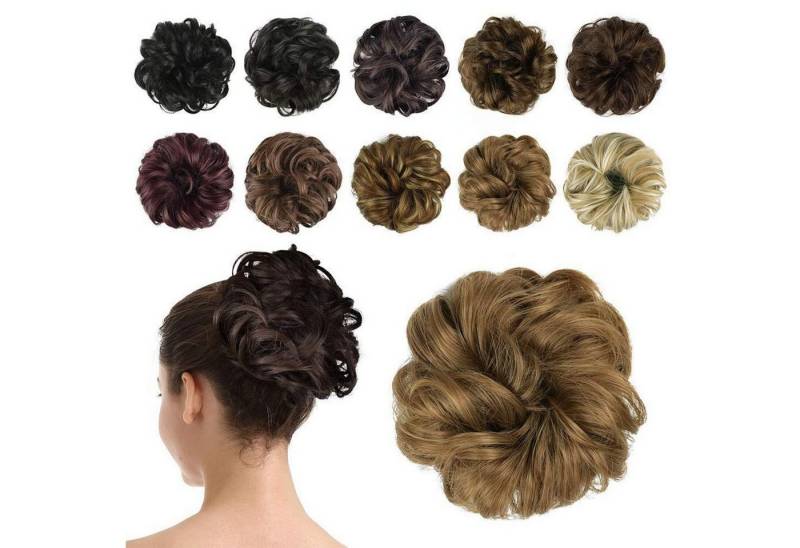 LuxusKollektion Kunsthaar-Extension Haarteil Duttdutt Haargummi Hochsteckfrisuren Haarverlängerung von LuxusKollektion