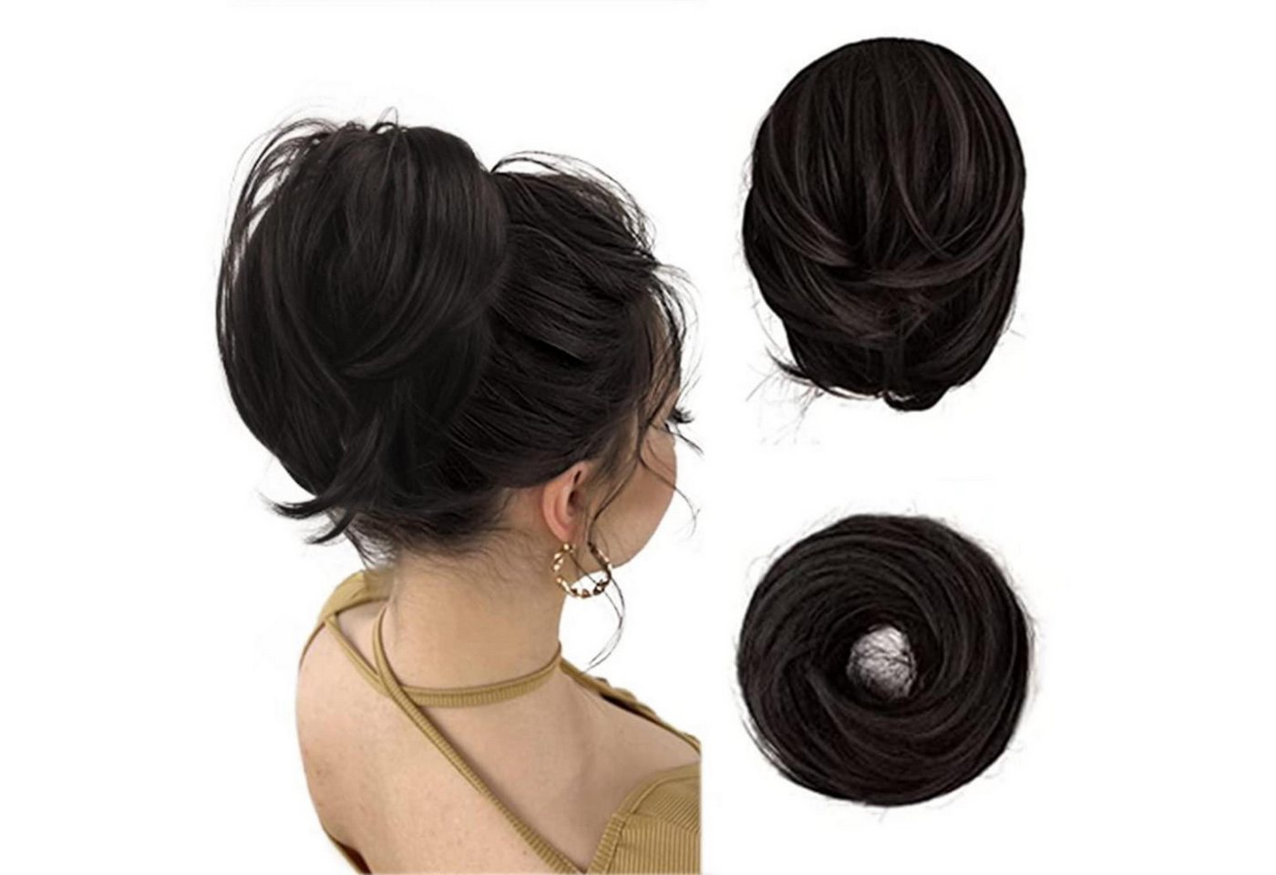 LuxusKollektion Kunsthaar-Extension Pferdeschwanz Haarteil Dutt Gummiband synthetisch 20cm Dunkleres Braun LuxusKollektion Kunsthaar-Extension Pferdeschwanz Haarteil Dutt Gummiband synthetisch 20cm Dunkleres Braun von LuxusKollektion