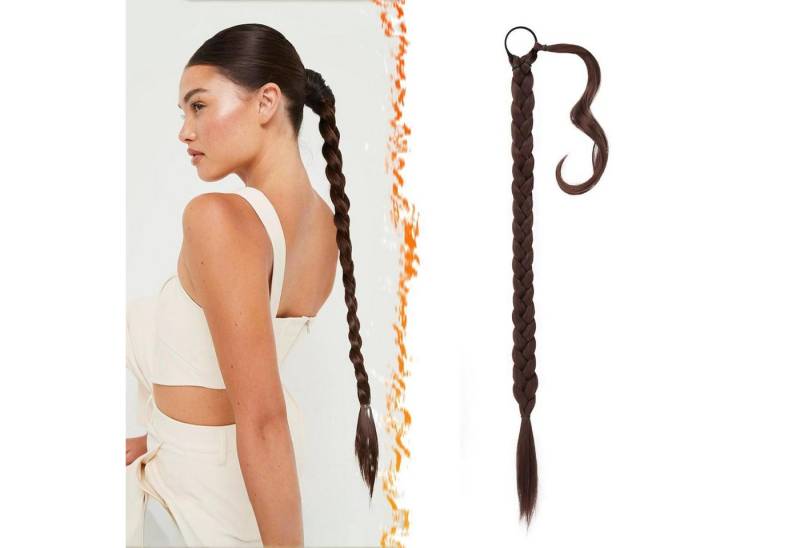 LuxusKollektion Kunsthaar-Extension Pferdeschwanzverlängerung Gummiband 66cm Pack of 1 33# Dark Auburn LuxusKollektion Kunsthaar-Extension Pferdeschwanzverlängerung Gummiband 66cm Pack of 1 33# Dark Auburn von LuxusKollektion