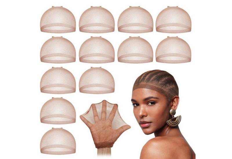LuxusKollektion Kunsthaarperücke Transparente Perückenkappen für Damen, Haarnetz, HD Wig Caps, 12 von LuxusKollektion