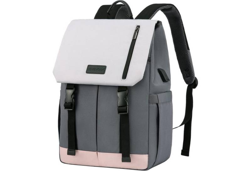 LuxusKollektion Laptoprucksack Damen Elegant Laptop Rucksack 15.6 Zoll Wasserdicht Mädchen von LuxusKollektion