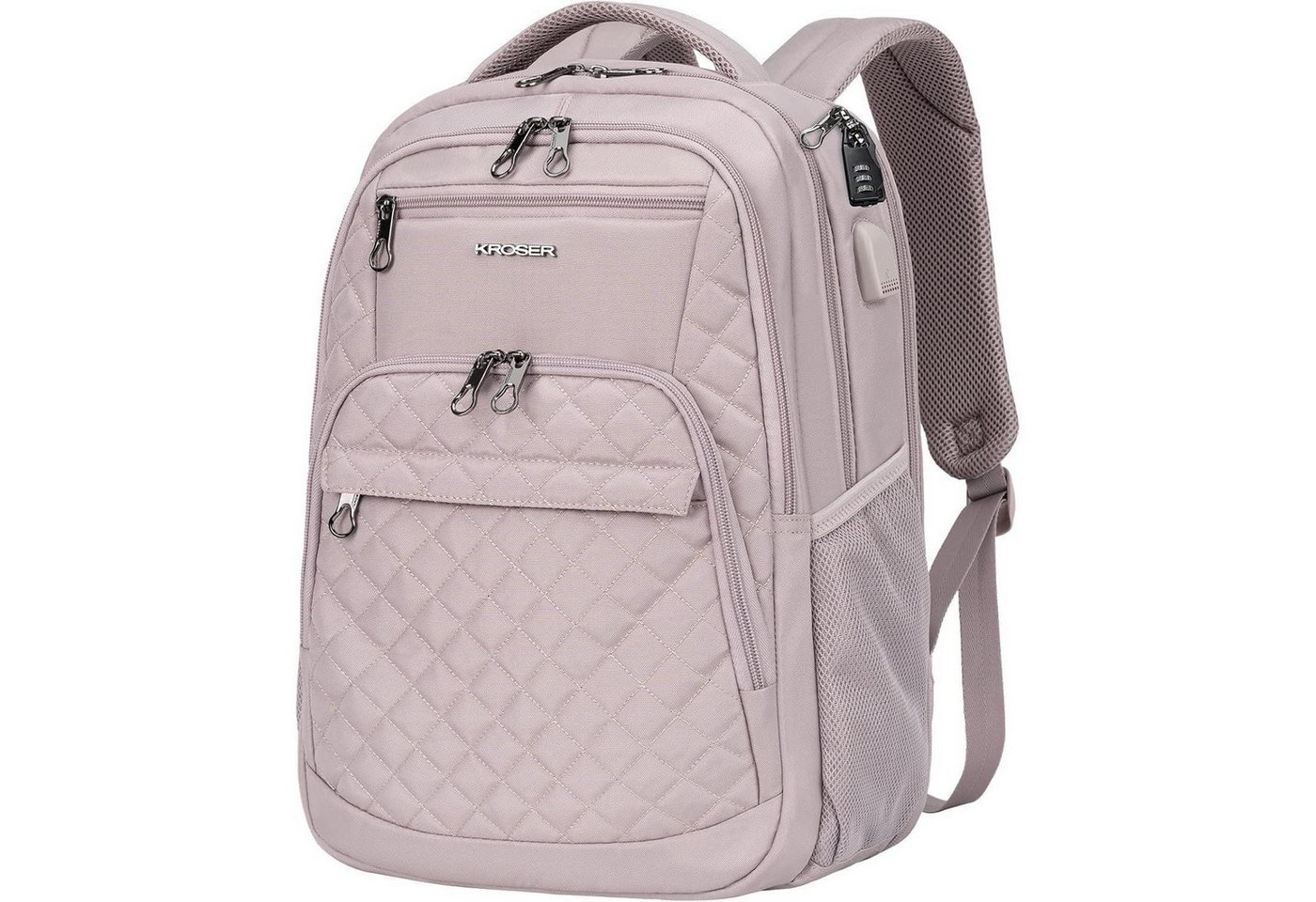 LuxusKollektion Laptoprucksack Laptop Rucksack 17,3 Zoll Business Schulrucksack Wasserdicht USB RFID von LuxusKollektion