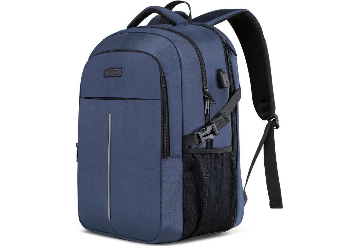 LuxusKollektion Laptoprucksack Laptop Rucksack Herren 50L Antidiebstahl Wasserdicht 17.3 Zoll Blau von LuxusKollektion
