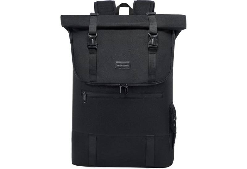 LuxusKollektion Laptoprucksack Rolltop Rucksack 15,6 Zoll Laptop Wasserdicht Uni Travel Business von LuxusKollektion