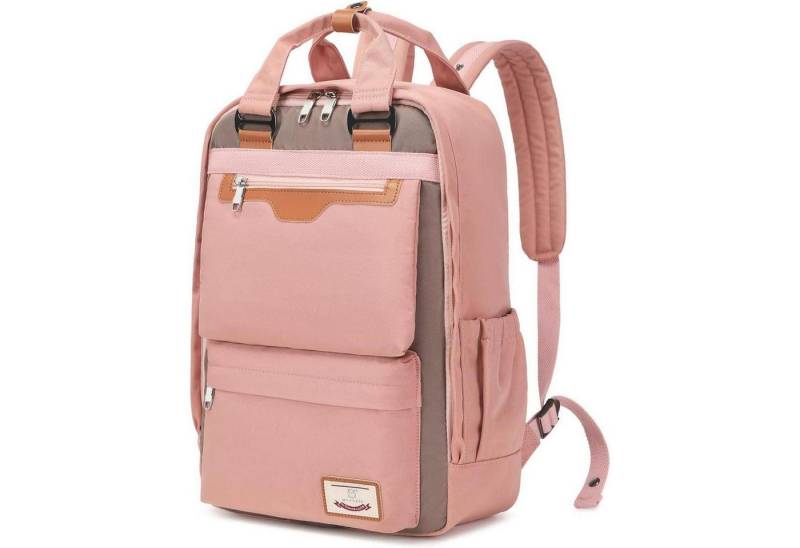 LuxusKollektion Laptoprucksack Rucksack Damen Herren Laptopfach Diebstahlsicher Wasserfest Uni Job von LuxusKollektion
