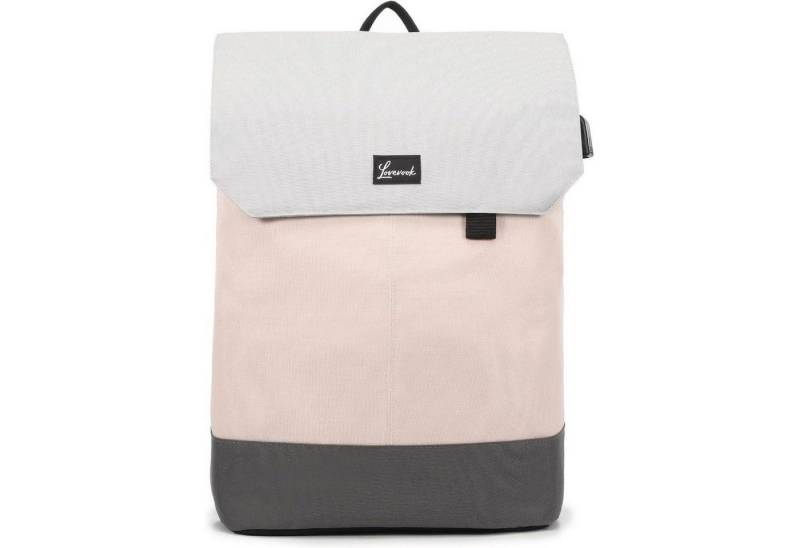 LuxusKollektion Laptoprucksack Rucksack Damen Klein 14 Zoll Laptop USB Ladeanschluss Wasserdicht Pink von LuxusKollektion