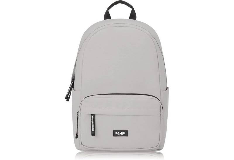 LuxusKollektion Laptoprucksack Rucksack Laptopfach Unisex Schulrucksack Damen Herren Grau von LuxusKollektion