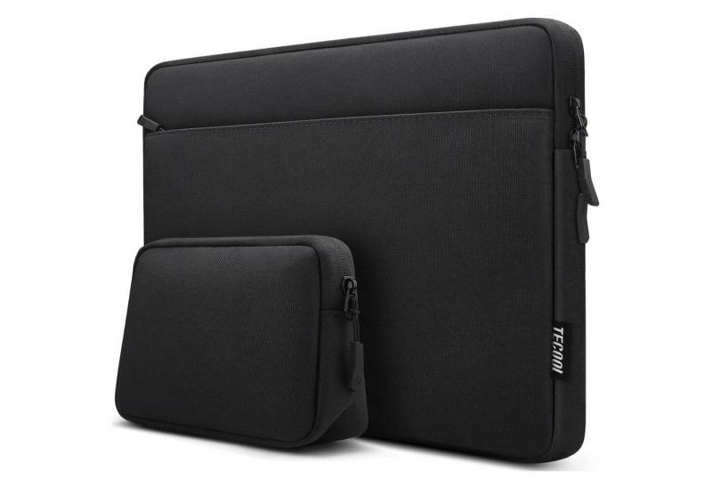 LuxusKollektion Laptoptasche Laptasche Laptophülle Chromebook 14 Zoll MacBook Air 15 Schwarz von LuxusKollektion