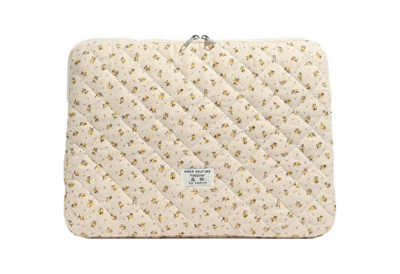 LuxusKollektion Laptoptasche Laptop Hülle Puffy 11 13 14 Zoll Notebook Gelb 15 Zoll von LuxusKollektion