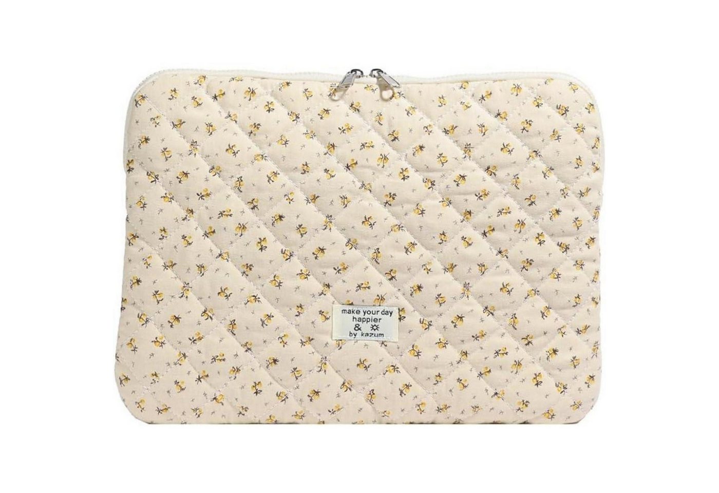 LuxusKollektion Laptoptasche Laptop Hülle Puffy 11-15 Zoll Notebook Gelb 13 Zoll von LuxusKollektion