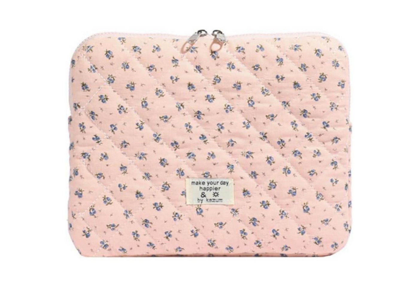 LuxusKollektion Laptoptasche Laptop Hülle Puffy 13-13,3 Zoll 14 Zoll Notebook Rosa 11 Zoll von LuxusKollektion