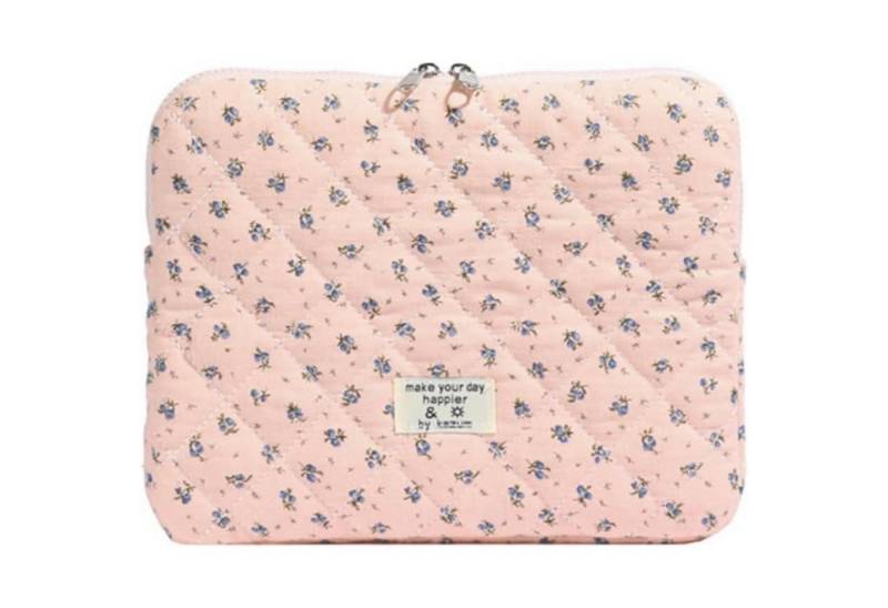 LuxusKollektion Laptoptasche Laptop Hülle Puffy 13-13,3 Zoll 14 Zoll Notebook Rosa 11 Zoll von LuxusKollektion