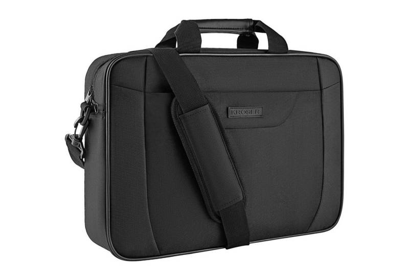LuxusKollektion Laptoptasche Laptop Tasche 15.6 Zoll Aktentasche Notebook Wasserabweisend Schwarz von LuxusKollektion