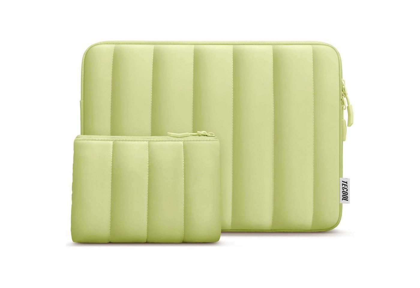 LuxusKollektion Laptoptasche Laptop Tasche MacBook Air Pro 13 14 M4 M3 M2 M1 13,3 Zoll Avocadogrün von LuxusKollektion