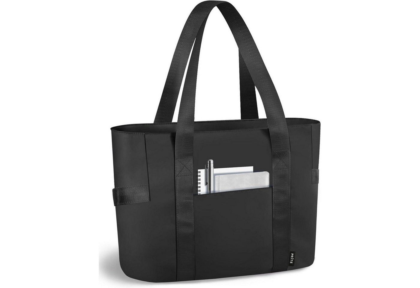 LuxusKollektion Laptoptasche Laptop Tragetasche Computerfach Damen wasserdicht Reisen M Schwarz von LuxusKollektion