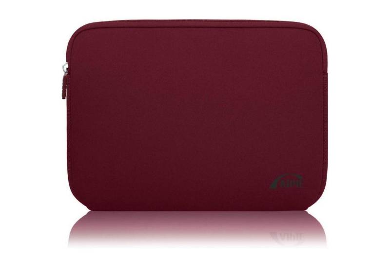 LuxusKollektion Laptoptasche Laptophülle 13-14 Zoll Rot Neopren Stoßfest Arbeitstasche Waterproof von LuxusKollektion