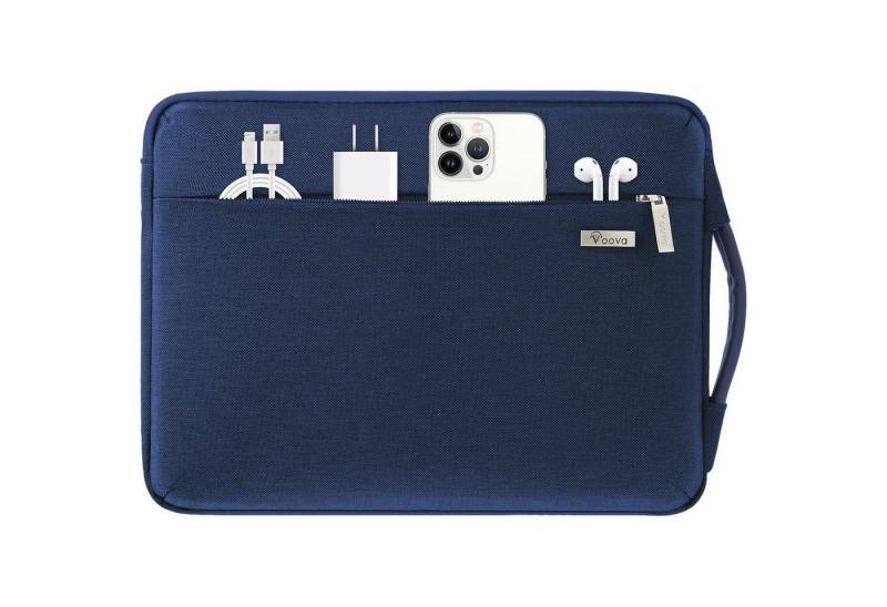 LuxusKollektion Laptoptasche Laptophülle 15 Zoll MacBook Air M2 A2941 2023 Blau 360° Schutz von LuxusKollektion