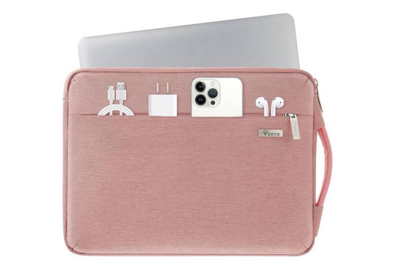LuxusKollektion Laptoptasche Laptophülle 15.6 16 Zoll Laptoptasche 360 Schutz Rosa 15,6-16 Rosa von LuxusKollektion