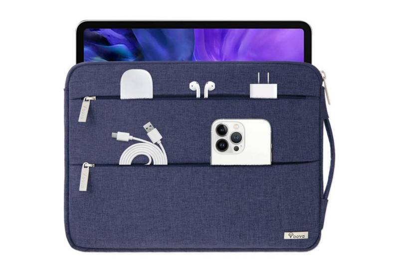 LuxusKollektion Laptoptasche Laptophülle 15.6 Zoll Wasserdicht blau Tablet Tasche MacBook Air Pro von LuxusKollektion