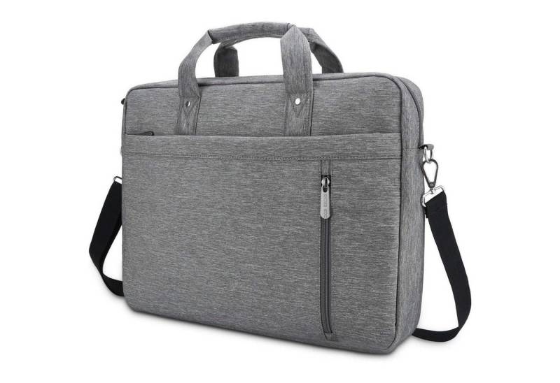 LuxusKollektion Laptoptasche Laptoptasche 15-15,6 Zoll Aktentasche Notebooktasche Schulter Uni von LuxusKollektion