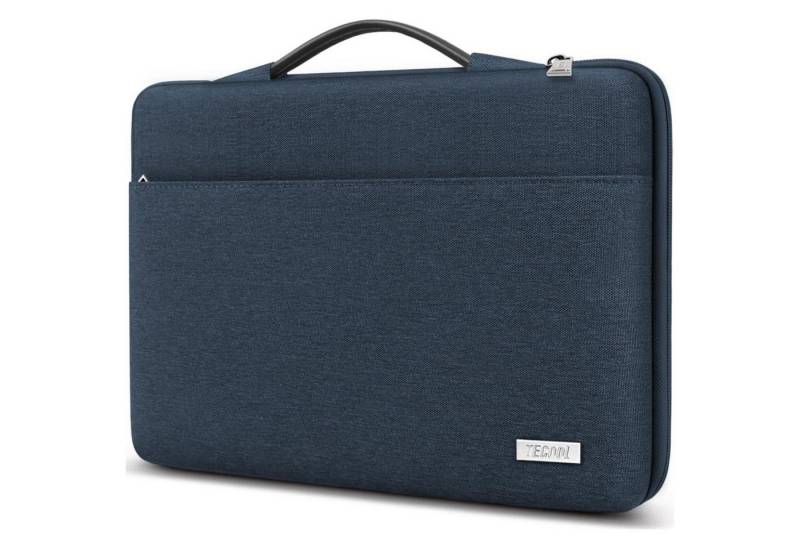 LuxusKollektion Laptoptasche Laptoptasche 15-15.6 Zoll Wasserdicht Denim Blau Kompatibel Chromebook von LuxusKollektion