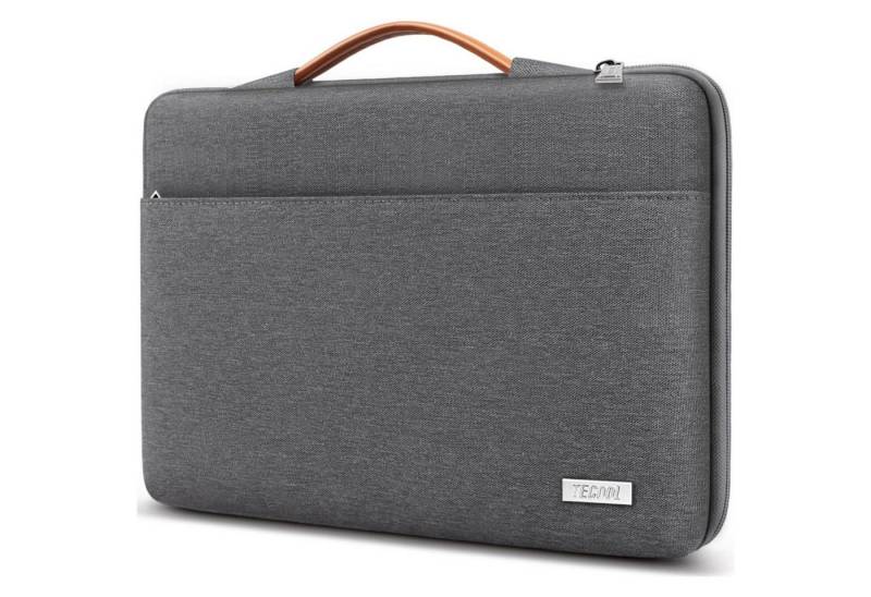 LuxusKollektion Laptoptasche Laptoptasche 15.6 Zoll Hülle Stoßfest Spritzwasserfest Dunkelgrau von LuxusKollektion
