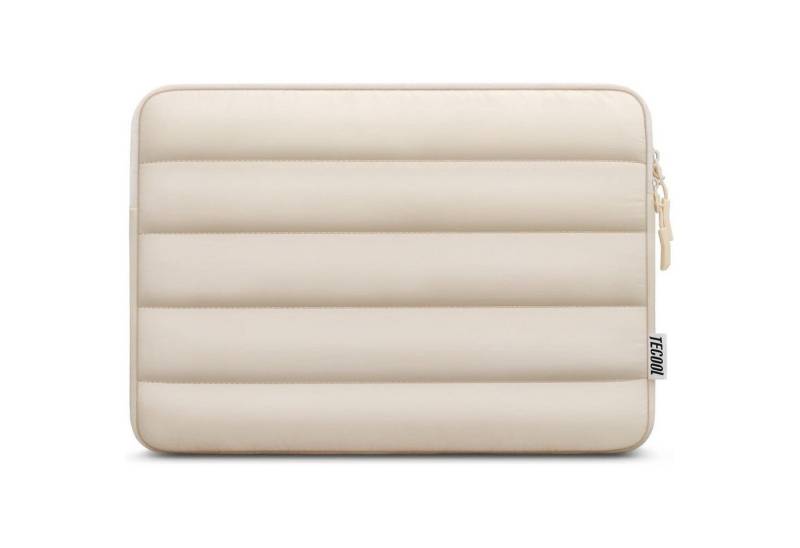 LuxusKollektion Laptoptasche Laptoptasche 16 16 Zoll für MacBook Pro 16 16“Laptop Beige von LuxusKollektion