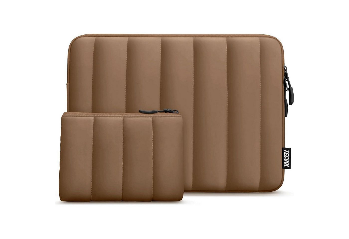 LuxusKollektion Laptoptasche Laptoptasche Wasserdicht Stoßfest Schutzhülle Notebook 15,6 Zoll Braun von LuxusKollektion