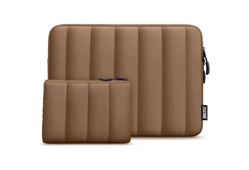 LuxusKollektion Laptoptasche Laptoptasche Wasserdicht Stoßfest Schutzhülle Notebook 15,6 Zoll Braun von LuxusKollektion