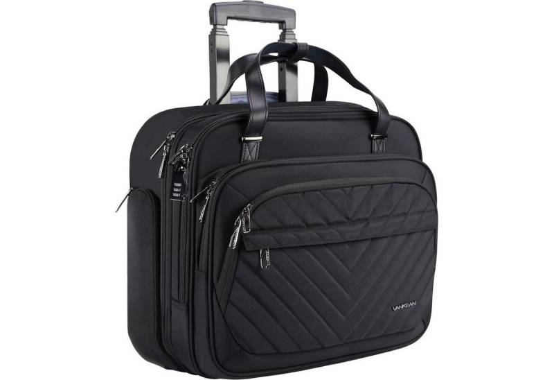 LuxusKollektion Laptoptasche Rollende Laptoptasche Frauen mit Rädern bis zu 15,6 von LuxusKollektion