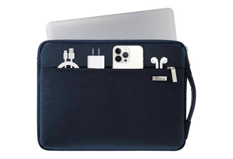 LuxusKollektion Laptoptasche Voova Laptop Hülle 14 Zoll Blau Stoßfest 360°Schutz Wasserdicht Sleeve von LuxusKollektion