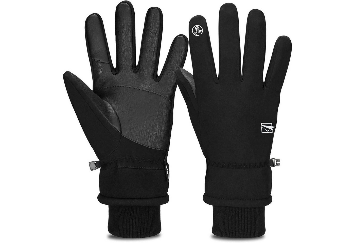 LuxusKollektion Laufhandschuhe Winterhandschuhe Touchscreen Wasserdicht Damen Herren L von LuxusKollektion