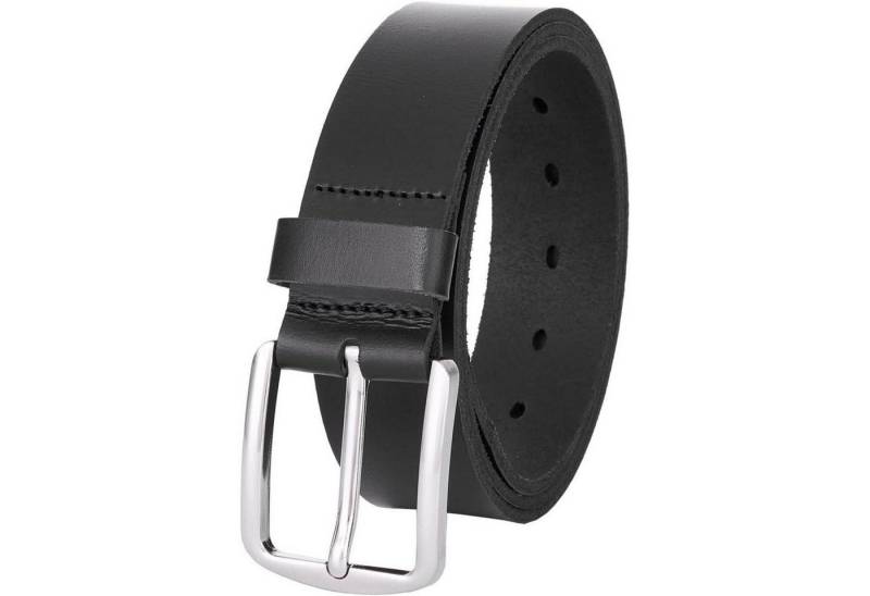 LuxusKollektion Ledergürtel Gürtel Herren Ledergürtel Schwarz-02 Taille 36W-39W=Länge 115cm von LuxusKollektion