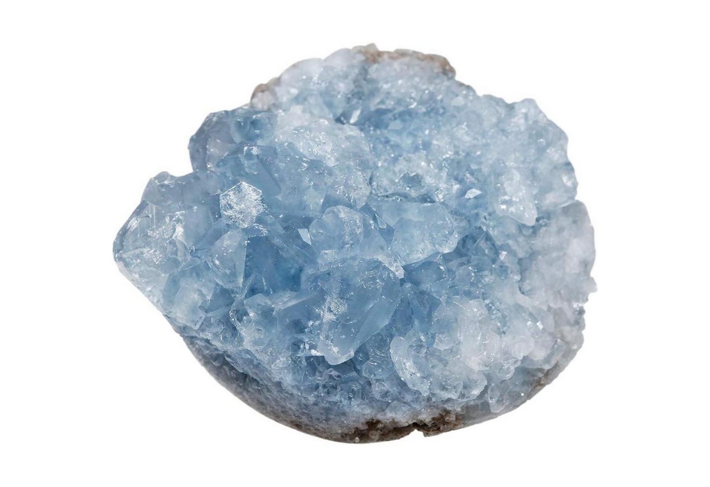 LuxusKollektion Mineralstein Druse Rohstein Drusenstück Reiki Heilstein Celestite Kristall M von LuxusKollektion