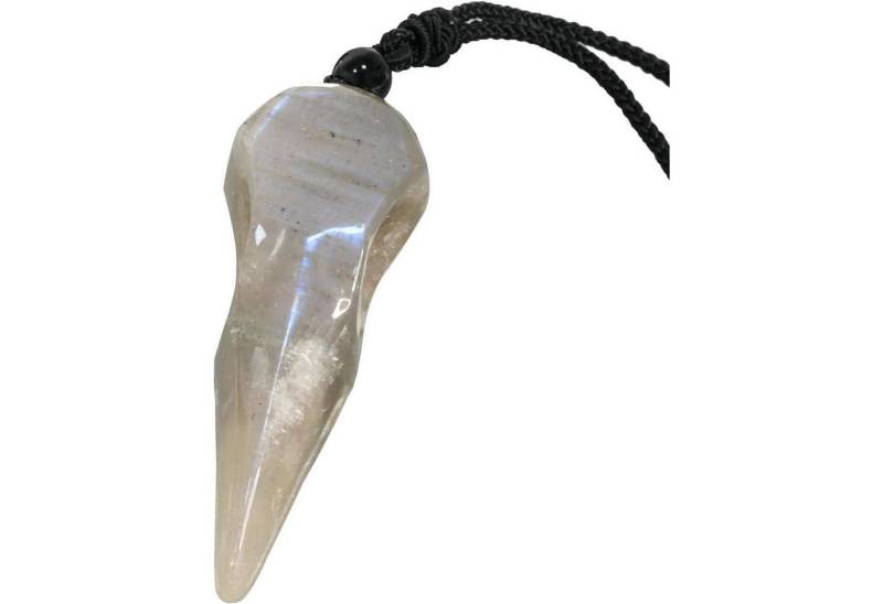 LuxusKollektion Mineralstein Halskette Krähe Skelett Anhänger Kristall Reiki Damen Weiß von LuxusKollektion