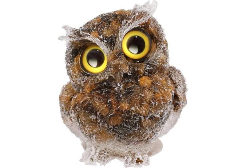 LuxusKollektion Mineralstein Tigerauge Eule Figur 6cm Kristall Deko Statue Geschenk Frauen Garten von LuxusKollektion