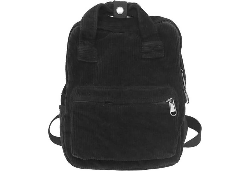 LuxusKollektion Minirucksack Rucksack Damen Klein Cityrucksack Daypack Schwarz von LuxusKollektion