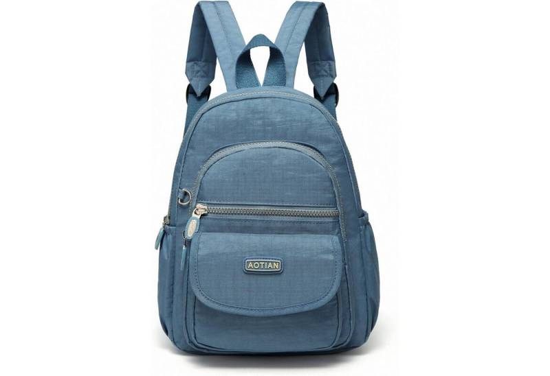 LuxusKollektion Minirucksack Rucksack Damen Mädchen Daypack Tasche 7 Liter Mini Hellblau von LuxusKollektion