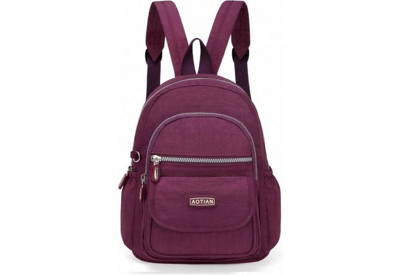 LuxusKollektion Minirucksack Rucksack Mädchen Damen Daypack Tasche 7 Liter Mini Violett von LuxusKollektion