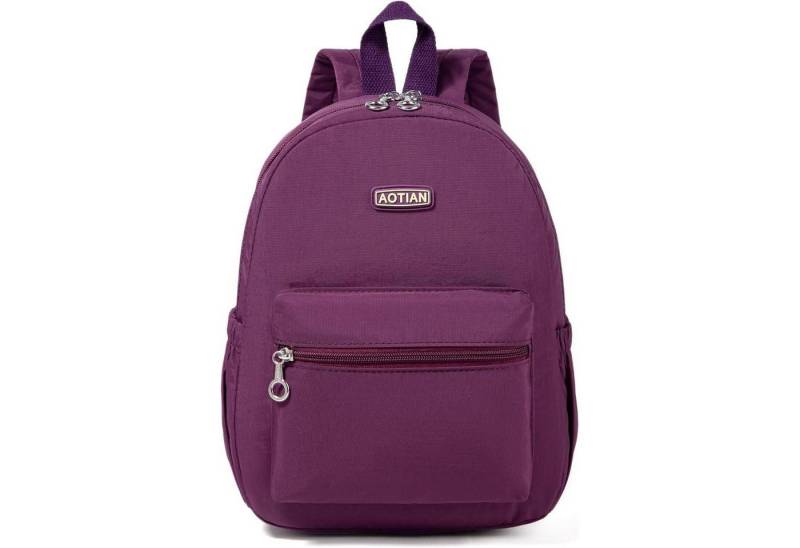 LuxusKollektion Minirucksack Rucksack Mini Damen Leicht Daypack 7 Liter 1#violett von LuxusKollektion