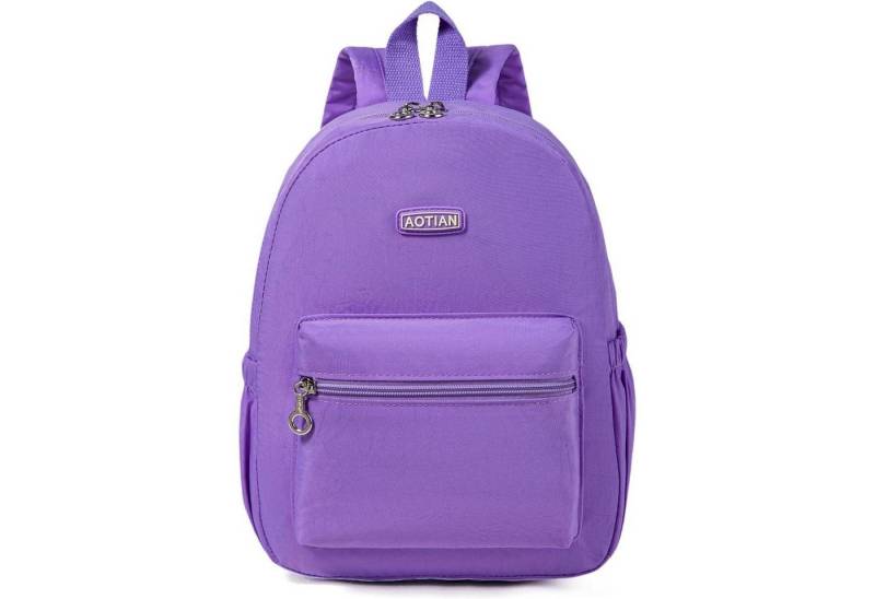 LuxusKollektion Minirucksack Rucksack Mini Damen Leicht Klein Schultertasche Daypack 7L Hellviolett von LuxusKollektion