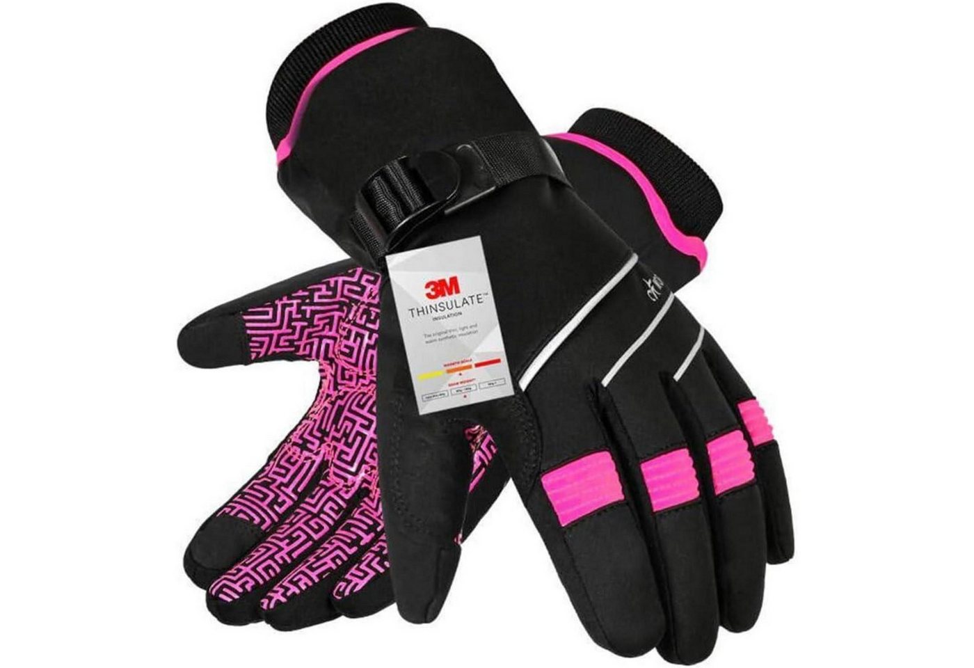 LuxusKollektion Multisporthandschuhe Winterhandschuhe -30°F 3M Thinsulate Wasserdicht Touchscreen Herren von LuxusKollektion