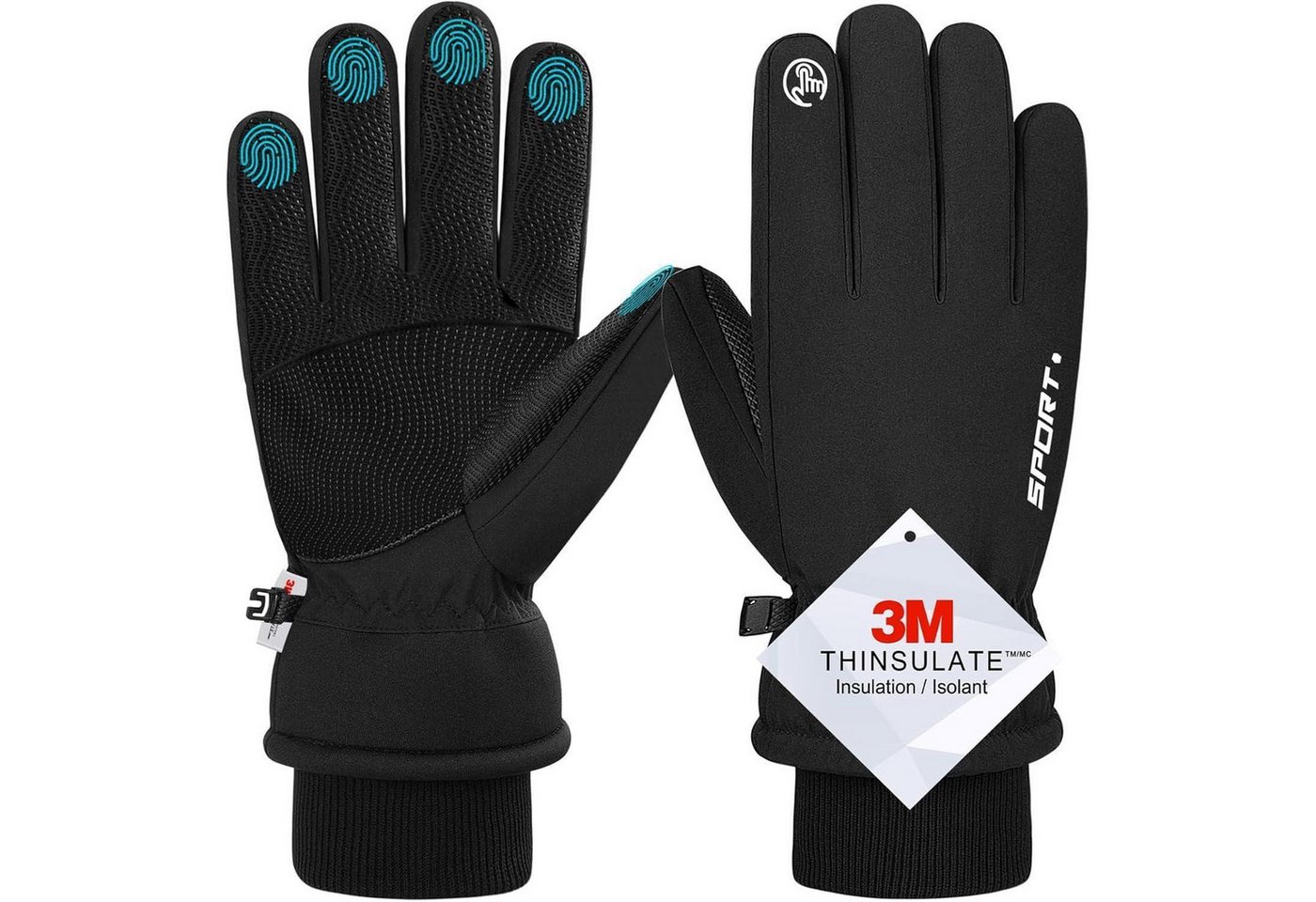 LuxusKollektion Multisporthandschuhe Winterhandschuhe wasserdicht warm Touchscreen Herren Damen von LuxusKollektion