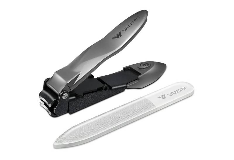 LuxusKollektion Nagelknipser Nagelknipser mit Auffangbehälter für Männer und Frauen - Edelstahl von LuxusKollektion