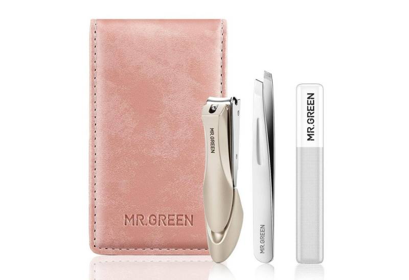 LuxusKollektion Nagelknipser-Set Nagelknipser Set Edelstahl Maniküre Pediküre Reiseetui Geschenkbox von LuxusKollektion