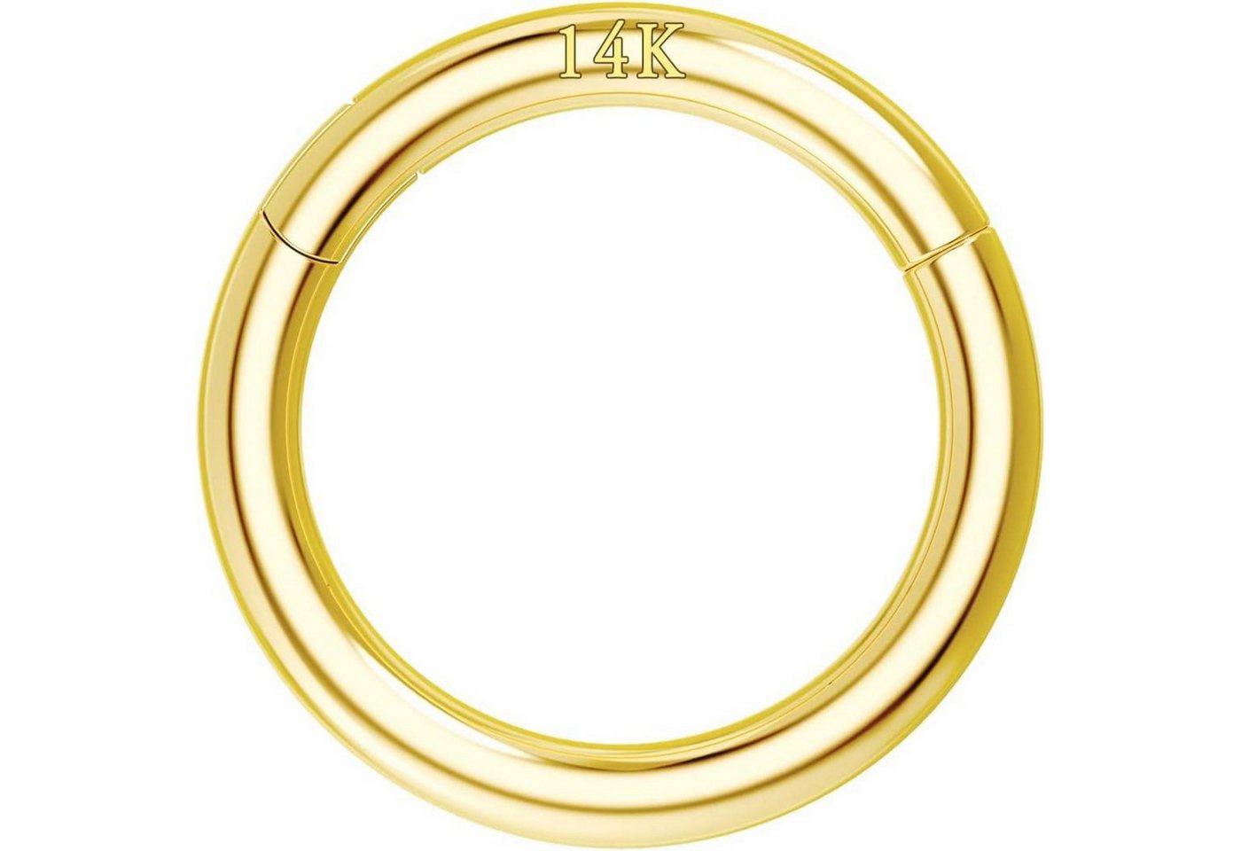 OUFER Nasenpiercing 14K Solid Gold Hinged Segment Ring Nose Hoop Helix Daith Earring OUFER Nasenpiercing 14K Solid Gold Hinged Segment Ring Nose Hoop Helix Daith Earring von OUFER