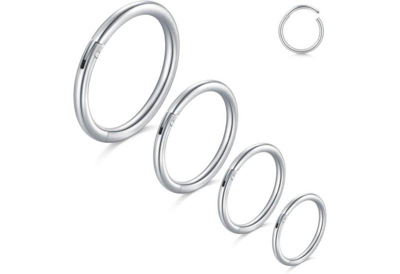 MODRSA Nasenpiercing 18G 16G Nasenpiercing Ring Chirurgenstahl Segmentring Clicker Septum von MODRSA