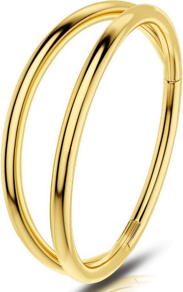 OUFER Nasenpiercing 20G 0.8mm Nasenpiercing Chirurgenstahl Helix Hoop Nose Ring Nase von OUFER