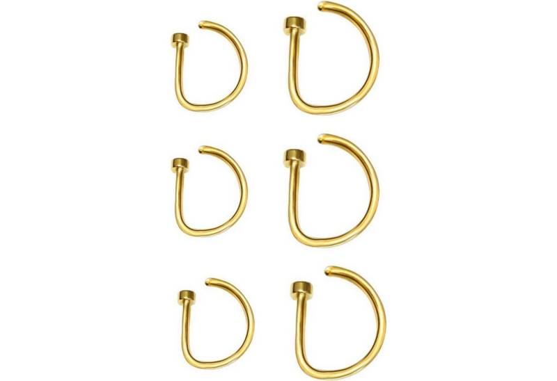LuxusKollektion Nasenpiercing Fake Nasenring Septum Nasenpiercing 20G 8mm Piercingschmuck Edelstahl von LuxusKollektion