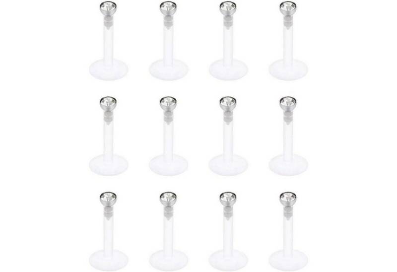 AceFun Nasenpiercing Lippenpiercing 16G Edelstahl Kunststoff Stab Labret Stud Nasen Tragus von AceFun